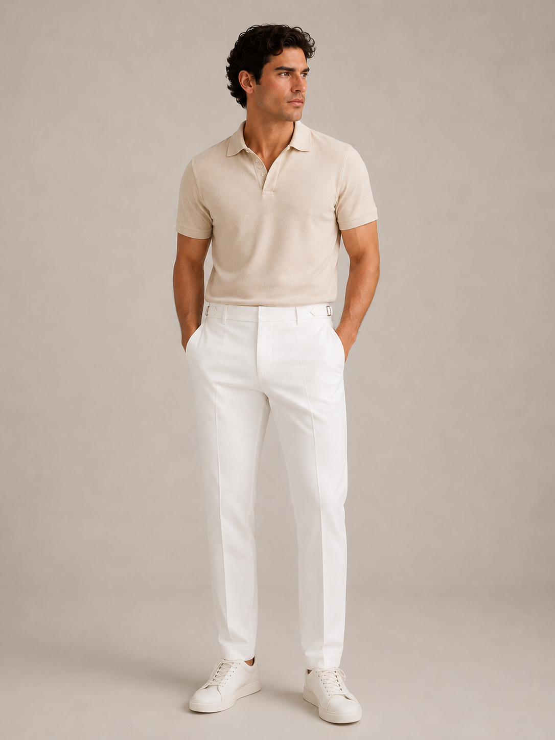 Pantalón Sastre Italiano Blanco
