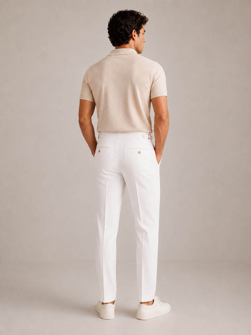 Pantalón Sastre Italiano Blanco