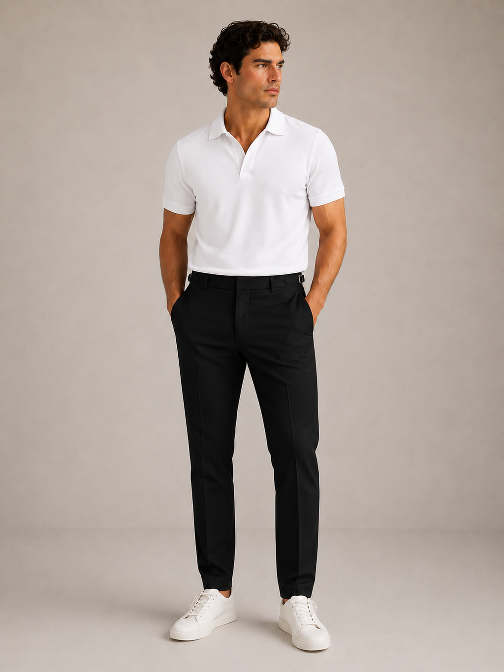 Pantalón Sastre Italiano Negro