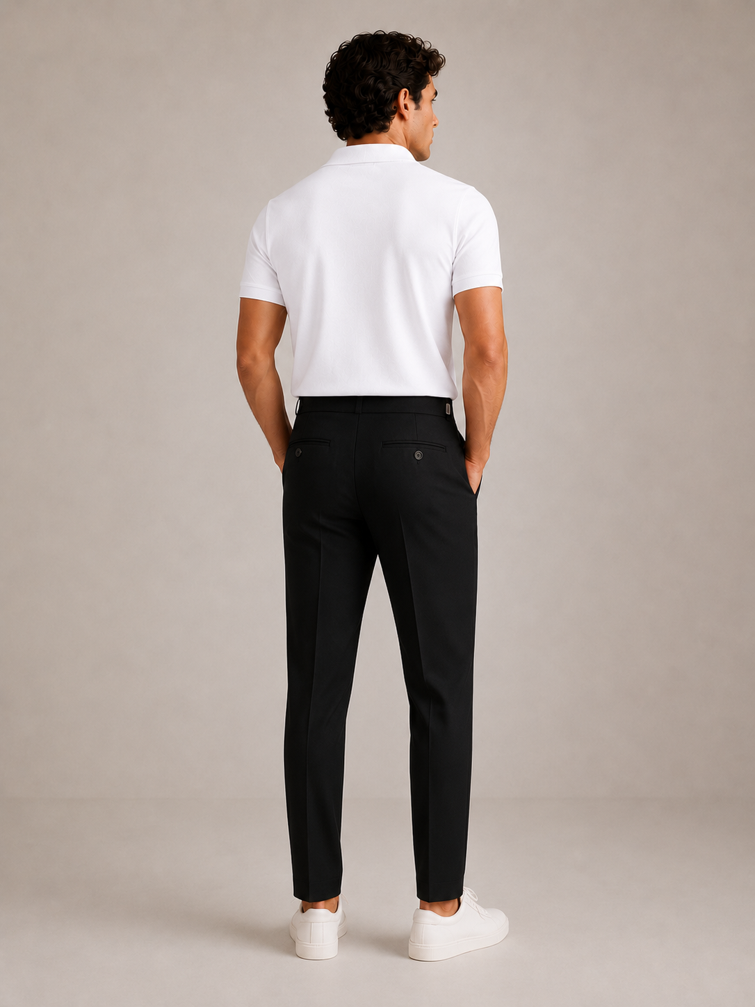 Pantalón Sastre Italiano Negro